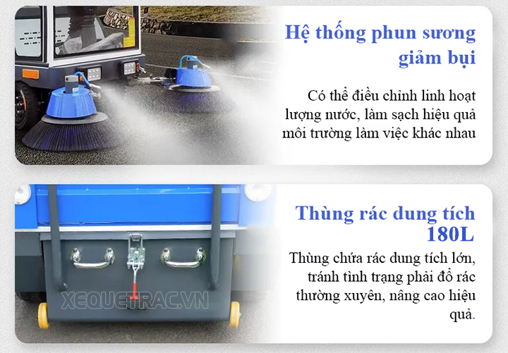 Hệ thống phun sương và thùng rác của Kumisai KMS 2000