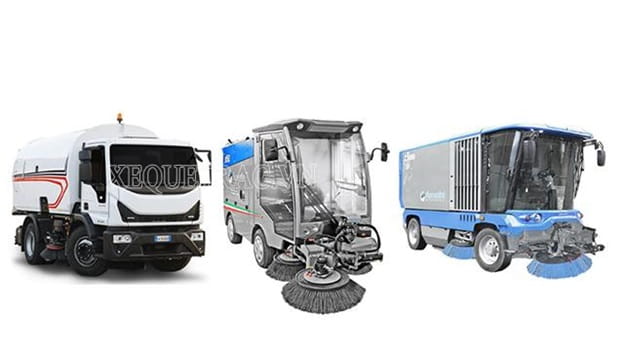 Thiết kế xe quét rác hiện đại
