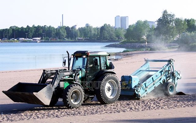 Các loại máy quét rác bãi biển