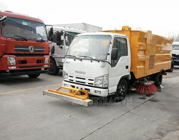 Tìm hiểu về xe quét đường 5 khối
