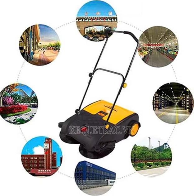 Máy quét rác tự động đa năng, đa ứng dụng