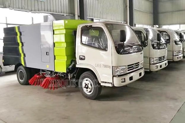 Tìm hiểu xe quét đường Dongfeng